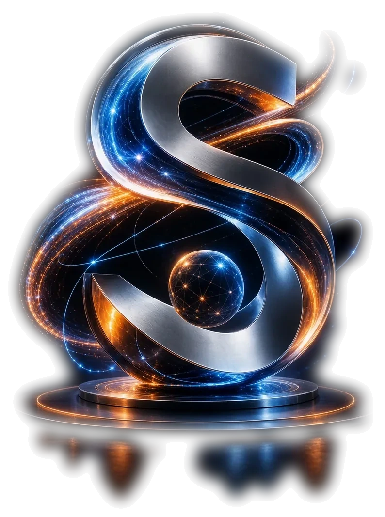 SELTIKA STUDIO — металлический знак S